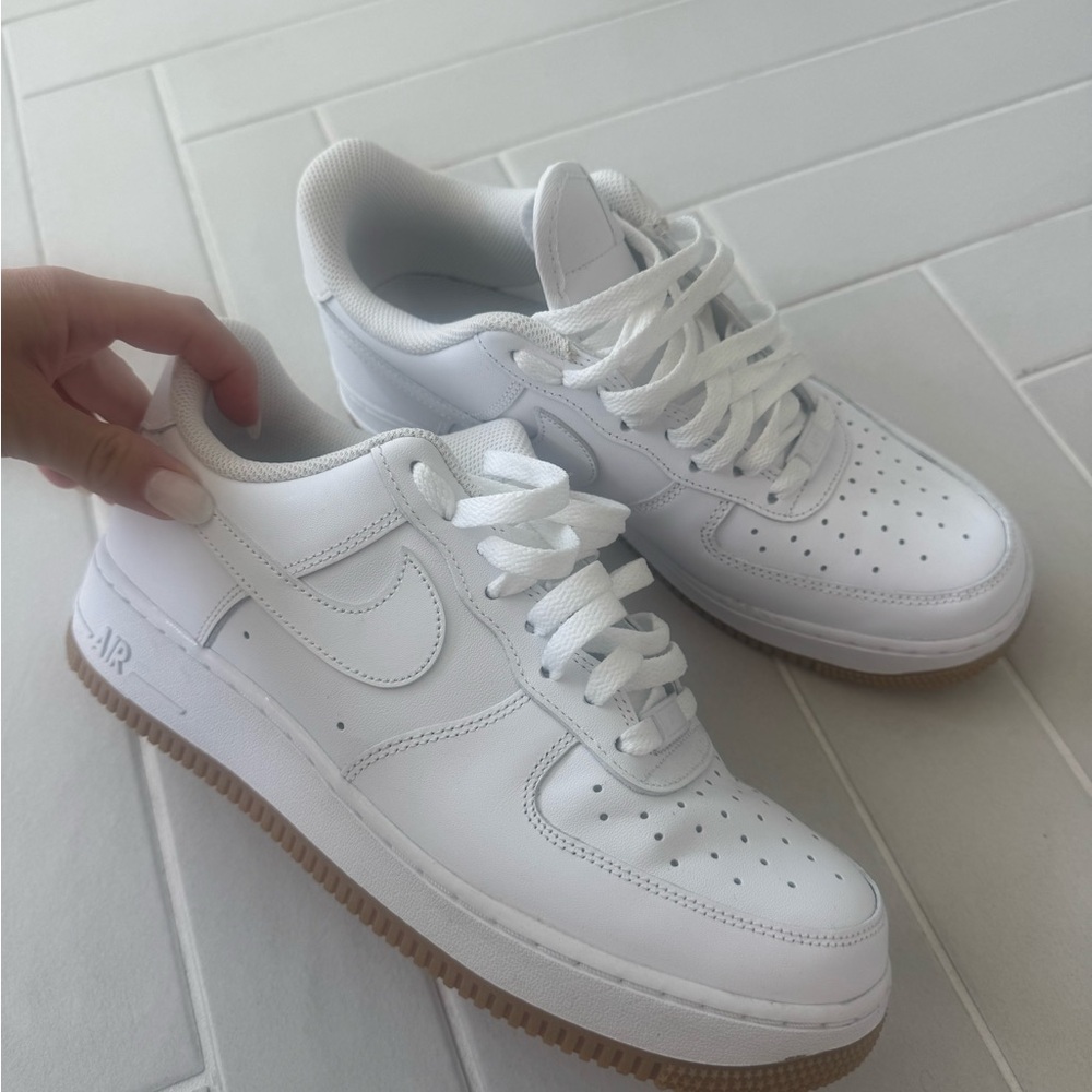Men’s size 9 Nike Air Force Ones with Gum Sole